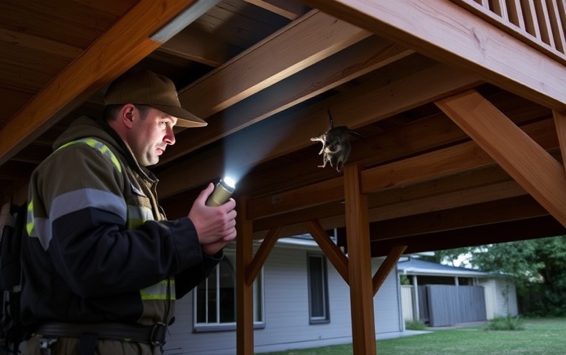 Under Deck Possum Removal in Blackburn